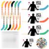 24 Set Valentines Day Gifts Hockey Party Favors Bulk Hockey Pencils and Erasers Includes Hockey Pencils Hockey Stickers Hockey Cards Packaging Gift Bags Hockey Fans Sports Fans Party Prize Gifts view 1