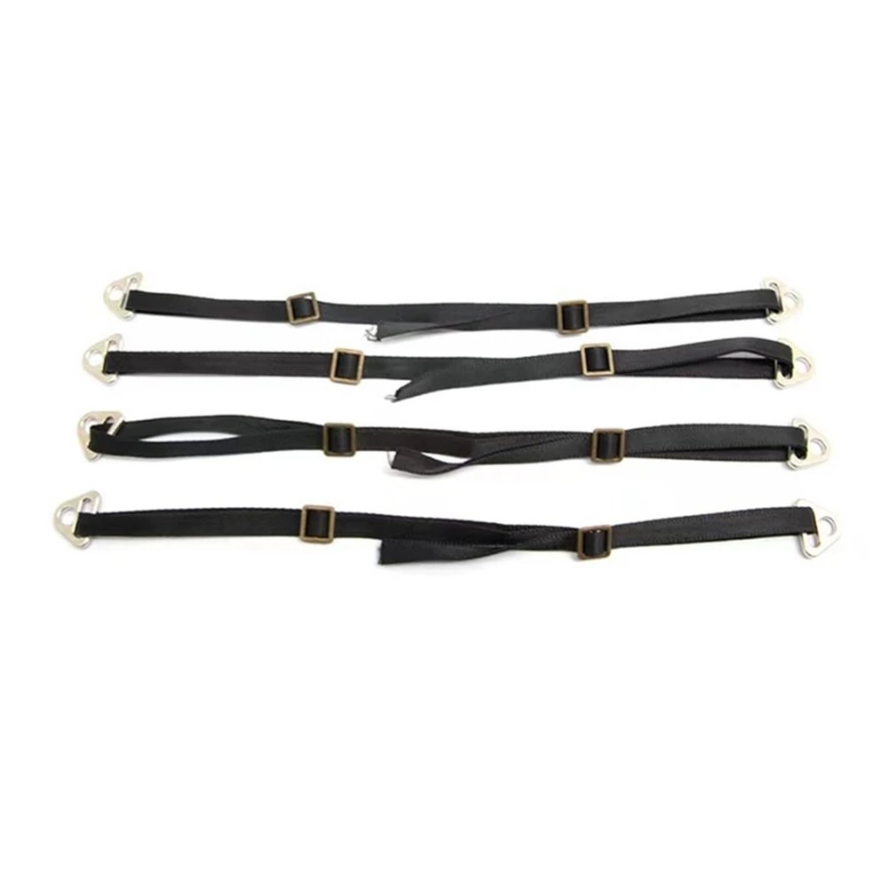 1/7 1/8 1/10 Suspension Negative Pressure Shock Absorber Limit Band Straps Protective Rope for Axial RC Car Parts(Black)