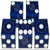 Authentic Lake Tahoe Reno Nevada Non-Vegas Casino Table-Played Craps Dice Set with Pouch, Full Stick of 5 Matching Serial Numbers view 1
