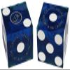 Authentic Lake Tahoe Reno Nevada Non-Vegas Casino Table-Played Craps Dice Set with Pouch, Full Stick of 5 Matching Serial Numbers view 4