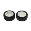 HLSONHENGM 4Pcs 50mm Rubber Tire Tyre Wheel for SG1603 SG1604 SG1605 UDIRC UD1601 UD1602 UD1603 UD1604 1/16 RC Car Upgrade Parts(White) view 3