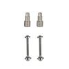 HLSONHENGM for LDRC A86 LD1801 LD1802 LD1803 LD1804 A01 A02 Metal Front Wheel Hex Hub Adapter 1/18 RC Car Upgrade Parts Accessories(Rear Drive Shaft) view 1