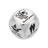 UNICRAFTALE Anniversary Couple Gifts 1Set Stainless Steel Activity Decision Dice Date Night Decision Dice Gifts 6 Sides Activity Dicision with Gift Box Valentines Wedding Birthday Christmas Day Gift view 1