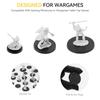 100PCS Miniature Bases with 120PCS Adhesive, 25mm 32mm 40mm Mix Black Round Plastic Model Bases for Gaming Miniatures or Wargames Boardgaming Table Games view 4