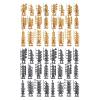 CoudarTitie 200 Pieces Toy Soldiers for Creative Play - Suitable for All Ages, Gold Black view 1