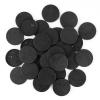 100PCS Miniature Bases with 120PCS Adhesive, 32mm/1.26inch Black Round Plastic Model Bases for Gaming Miniatures or Wargames Boardgaming Table Games view 1