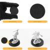 100PCS Miniature Bases with 120PCS Adhesive, 32mm/1.26inch Black Round Plastic Model Bases for Gaming Miniatures or Wargames Boardgaming Table Games view 3