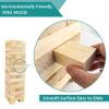 JacJoe All Pro Giant Tumble Tower Game, Outdoor Games for Kids and Adults, Wood Blocks Tower Yard Game (Large-1.87FT) view 3