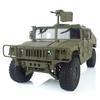 wheelfun HG 1/10 RC 4 * 4 U.S. Military Vehicle P408 RC Racing Car 30KM/H 2Speed 160A ESC 550 Motor 16CH Radio(Army Green) view 2