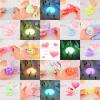 24 Pack Valentines Day Gift Cards, Butter Cloud Clear Galaxy Slime, Stress Relief Fidget Toy for Kids Valentine Party Favors, Classroom Exchange Prizes, Valentines Greeting Cards view 4