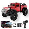 Kodbiby RC Pickup Truck, C8813 Dodge Pickup, 1:18 Scale All Terrain Remote Control Crawler, 2.4 GHz 4WD Off-Road Rock Car with Alloy Frame, Shock Absorber, 45Climbing Gifts for Teens Beginners view 1