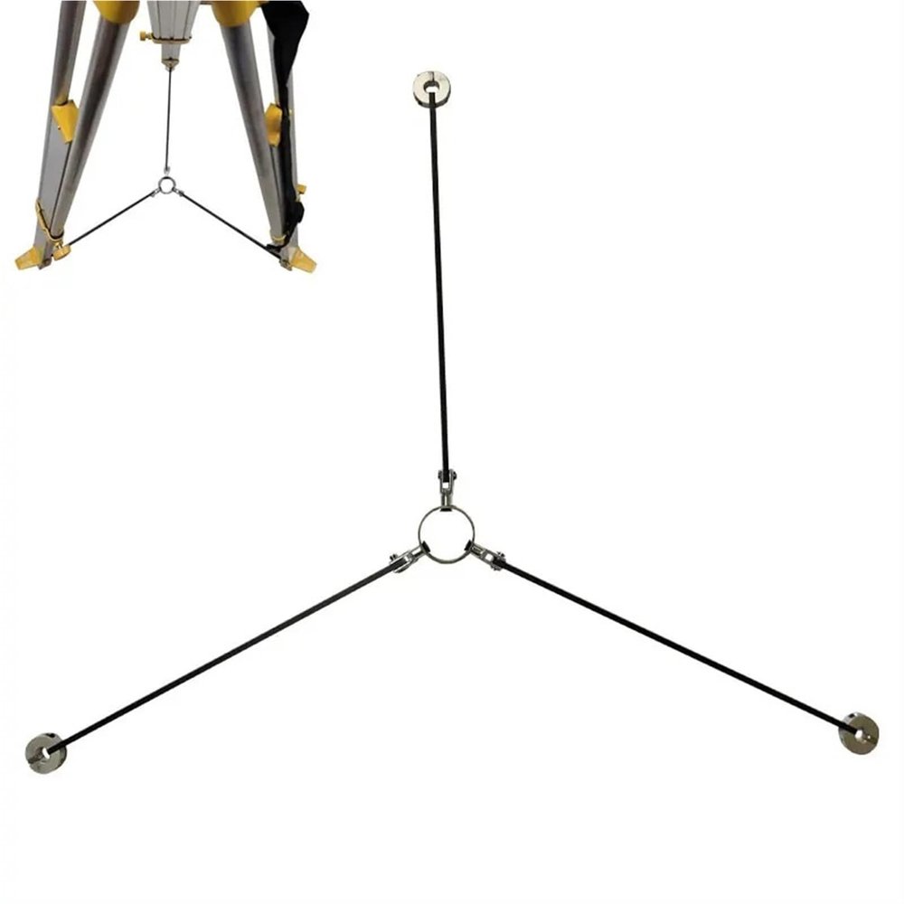ZHANGGH Stabilizer Floor Guide Tripod Floor Guide Star Foldable Surveying Tripod Prism Pole for Total Station