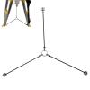 ZHANGGH Stabilizer Floor Guide Tripod Floor Guide Star Foldable Surveying Tripod Prism Pole for Total Station view 1