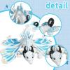 3D Printed Articulated Dragon Toy with Wings  Flexible Poseable Fantasy Fidget Toy for Stress Relief & Anxiety, Mystical Desk Decor for Home Office, Easter Basket Stuffers & D&D Collectors (Blue) view 2