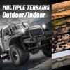Kodbiby RC Pickup Truck, C8813 Dodge Pickup, 1:18 Scale All Terrain Remote Control Crawler, 2.4 GHz 4WD Off-Road Rock Car with Alloy Frame, Shock Absorber, 45Climbing Gifts for Teens Beginners view 2