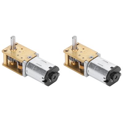 2Pcs Mini Micro Metal Gear Motor N20 DC12V Speed Reduction CW CCW Micro Motor