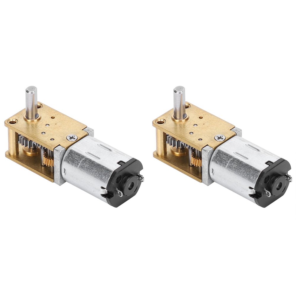 2Pcs Mini Micro Metal Gear Motor N20 DC12V Speed Reduction CW CCW Micro Motor