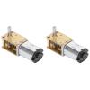 2Pcs Mini Micro Metal Gear Motor N20 DC12V Speed Reduction CW CCW Micro Motor view 1