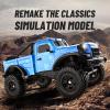 Kodbiby RC Pickup Truck, C8813 Dodge Pickup, 1:18 Scale All Terrain Remote Control Crawler, 2.4 GHz 4WD Off-Road Rock Car with Alloy Frame, Shock Absorber, 45Climbing Gifts for Teens Beginners view 2