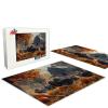 1000 Piece Fall Holiday Puzzle for Adults, Turkey Farm Adult Challenging Activity, Unique Gift for Thanksgiving view 3
