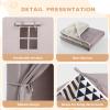 Kids Tent with Mat Playhouse for Kids Indoor Outdoor Play Tent for Toddlers 3 4 5 6 Year Olds (Light Grey) view 4