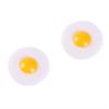 2Pcs Realistic Fried Egg ,Artificial Fried Egg Squeeze and Easter Party Favors, Miniatures Birthday Favors, Novelty and Gag Egg view 1