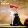 ORIELOAN Lovers Holding Heart Love Balloons, Valentine's Day Gifts Toy Figure, Sweet Couple Mini Statue Figure, Mini Newlyweds' Ornament Decor Figurine (1/24) view 4