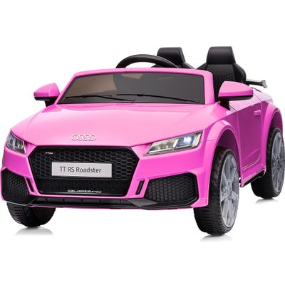 Hikiddo Kids Electric Car, Licensed Audi 6V Kids Ride on Toy Car for Toddlers - Pink