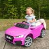 Hikiddo Kids Electric Car, Licensed Audi 6V Kids Ride on Toy Car for Toddlers - Pink view 2