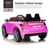 Hikiddo Kids Electric Car, Licensed Audi 6V Kids Ride on Toy Car for Toddlers - Pink view 4