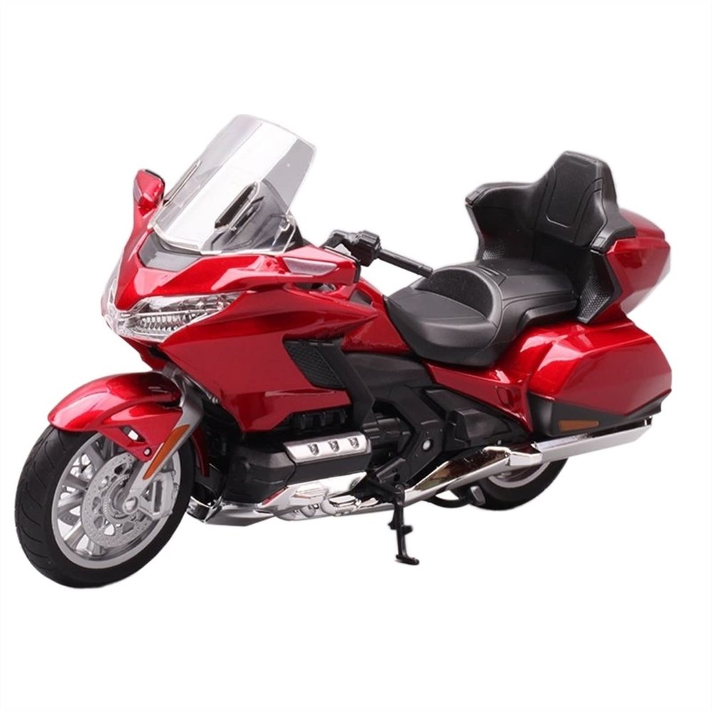 Collection 1:12 for H-ONDA Gold Wing 2020 Metal Diecast Model Motorcycle Gift Display Red/White/Black(Red)