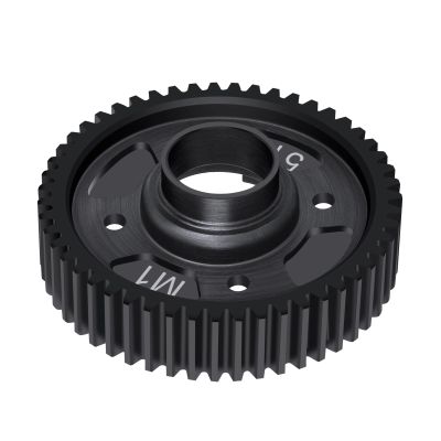 51-Tooth Output Gear (Requires 20T Input Gear) Vehicle Medium Carbon Steel 51T Center Diff Output Gear 51T for TRAXXAS 1/5 X-MAXX 8S MONSTER TRUCK-77086-4 1/6 XRT RC Car, Replacement for Traxxas 7784X