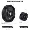51-Tooth Output Gear (Requires 20T Input Gear) Vehicle Medium Carbon Steel 51T Center Diff Output Gear 51T for TRAXXAS 1/5 X-MAXX 8S MONSTER TRUCK-77086-4 1/6 XRT RC Car, Replacement for Traxxas 7784X view 2