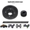 51-Tooth Output Gear (Requires 20T Input Gear) Vehicle Medium Carbon Steel 51T Center Diff Output Gear 51T for TRAXXAS 1/5 X-MAXX 8S MONSTER TRUCK-77086-4 1/6 XRT RC Car, Replacement for Traxxas 7784X view 3
