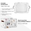 Maunzc Cute Farm Animals Storage Bins Collapsible Storage Basket with Metal Frame, Fabric Shelves Bins Closet Baskets with Handles, 2-Pack view 3