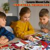 Learn About Life Christmas Trivia Puzzle  1000-Piece Holiday Jigsaw with Festive Christmas Trivia, Challenging Family Puzzle, 19.3" x 26.6" Completed Size for Holiday Fun & Gift Giving Ideas view 4