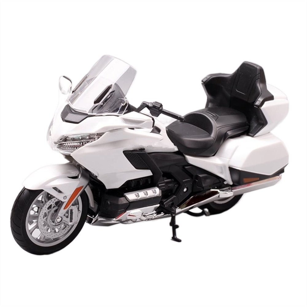 Collection 1:12 for H-ONDA Gold Wing 2020 Metal Diecast Model Motorcycle Gift Display Red/White/Black(White)