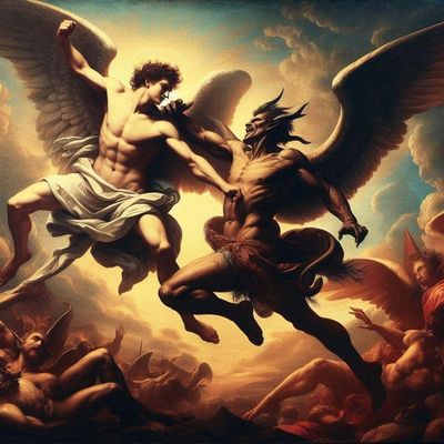 1000pcs Jigsaw Puzzle for Adults -Archangel Michael St Michael Defeated Satan -Wooden Puzzles, Holiday Jigsaw Puzzles for Teenager,Best Brain Exercises for Adults Puzzles