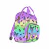 Artsadd Personalized Butterfly Diaper Bag Backpack with Name - Custom Name Backpack for Adults Kids Newborn Baby Boys Girls - Customized Mommy Daypack Nursing Bags Xmas Gift for Daughter New Mom Dad view 3