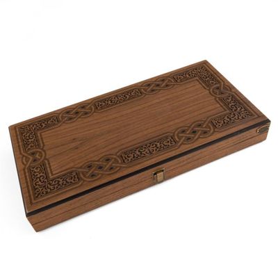 20-inch Handmade Elegant Backgammon Sets for Adults Wood Art Wooden Backgammon Board Set | Solid Rosewood, Xmas Gifts for Husband, Dad, Birthday, Anniversary