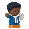 Fisher-Price Replacement Part for Collectible Little People Dollhouse Schoolhouse Playground Playset JCW82 - Replacement African American Man Figure Dressed in a Suit Carrying Smart Phone Tablet view 1