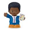 Fisher-Price Replacement Part for Collectible Little People Dollhouse Schoolhouse Playground Playset JCW82 - Replacement African American Man Figure Dressed in a Suit Carrying Smart Phone Tablet view 2