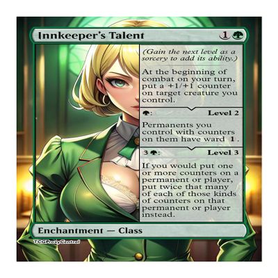 4x | Innkeeper's Talent | Anime | Full Art | Foil or Non-Foil (Non Foil)