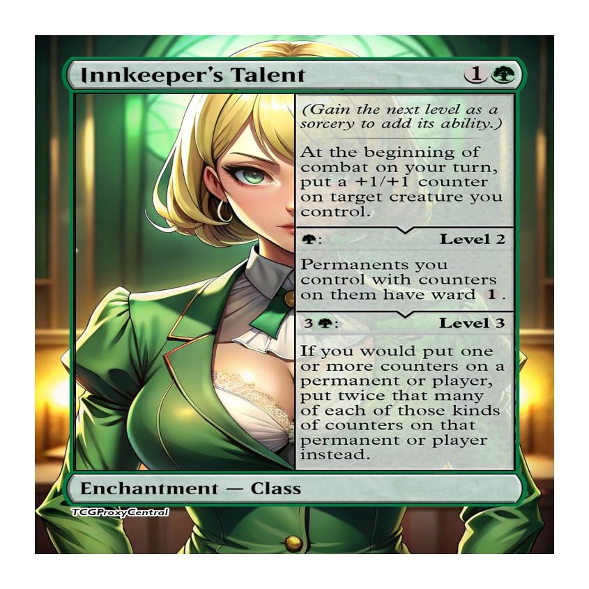 4x | Innkeeper's Talent | Anime | Full Art | Foil or Non-Foil (Non Foil)