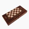 20-inch Handmade Elegant Backgammon Sets for Adults Wood Art Wooden Backgammon Board Set Inlaid Solid Rosewood, Xmas Gifts for Husband, Dad, Birthdays, Anniversary view 3