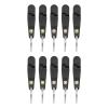 10pcs Heavy Tension Pressure Release Clip, Padded Trolling Fishing Release Clip with Keychain for Planer Board Kite(Black) view 1