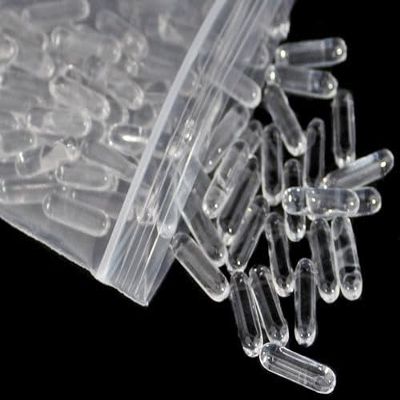 Quartz Lab Glass Pillar Marbles, 5Piece Clear Glass Set (17.5 mm)