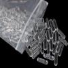 Quartz Lab Glass Pillar Marbles, 5Piece Clear Glass Set (17.5 mm) view 2