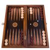 20-inch Handmade X Large Backgammon Sets for Adults Wood Art Wooden Backgammon Board Set Inlaid Solid Rosewood, Xmas Gifts for Husband, Dad, Birthdays, Anniversary view 2