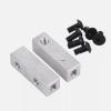 Aosekaa 2Pcs RC Servo Mount Aluminum Alloy Supply, Assembly DIY Accessory with Screws for 1/10 CW01 Vehicles RC Car Model Upgrade, Argent view 3